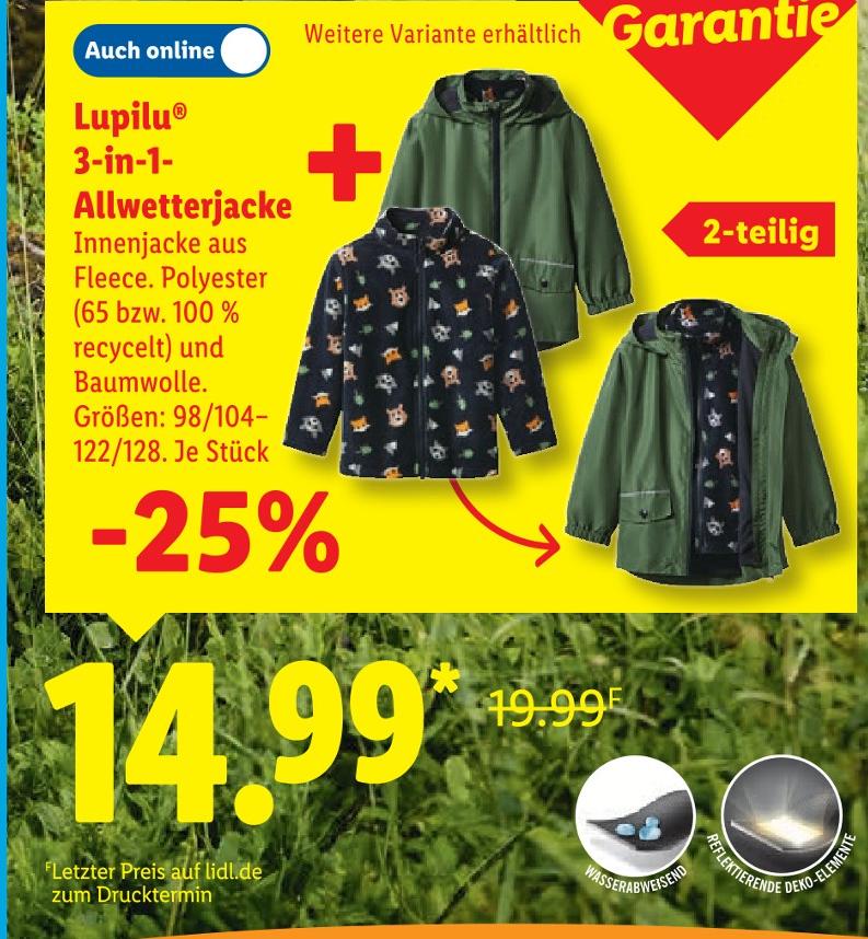 3-in-1-Allwetterjacke