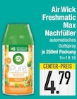 Freshmatic Max Nachfüller im EDEKA Prospekt Freshmatic Max Nachfüller von Air Wick im aktuellen EDEKA Prospekt für 4,79 €