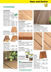 Bangkirai Terrassendielen Angebote im Prospekt "Holz- & Baukatalog 2023/24" von Holz Possling auf Seite 89