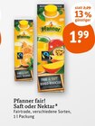 Saft oder Nektar Angebote von Pfanner bei tegut Jena für 1,99 €