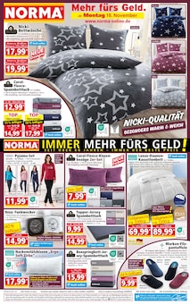 Bett im Norma Prospekt "Mehr fürs Geld" mit 16 Seiten (Augsburg)