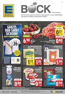 EDEKA Prospekt der Woche "Aktuelle Angebote" Seite 1, 26.05.2026 bis 30.05.2026 für Bonn Aktueller EDEKA Prospekt "Aktuelle Angebote" Seite 1 von 26 Seiten für Bonn