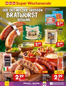 Bratwurst im Netto Marken-Discount Prospekt "Aktuelle Angebote" mit 61 Seiten (Oberhausen)