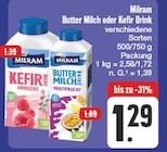 Butter Milch oder Kefir Drink bei EDEKA im Weihenzell Prospekt für 1,29 €