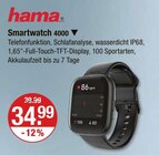 Smartwatch 4000 von Hama im aktuellen V-Markt Prospekt für 34,99 €