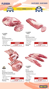 Schweinefilet im METRO Prospekt "Wochenangebote + Metro Markets" mit 28 Seiten (Augsburg)