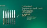 Promo Coffret kraft 6 couteaux à steak Louis à 69,90 € dans le catalogue Ambiance & Styles à Antibes