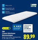 Aktuelle Matratze Angebote bei Lidl in Nürnberg Aktuelles 7-Zonen-Gelschaum-Matratzentopper Angebot bei Lidl in Nürnberg ab 89,99 €