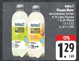 Vitamin Water Limette Ingwer Angebote von hohes C bei E center Chemnitz für 1,29 €