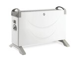 Chauffage électrique mobile 2000W blanc avec thermostat mécanique - 52,5x20x34,5 cm en promo chez Brico Dépôt Chauffage électrique mobile 2000W blanc avec thermostat mécanique - 52,5x20x34,5 cm dans le catalogue Brico Dépôt