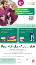 mea - meine apotheke Prospekt für Berlin: "Unsere April-Angebote", 4 Seiten, 01.04.2026 - 30.04.2026