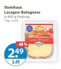Lasagne-Bolognese von Steinhaus im aktuellen V-Markt Prospekt für 2,49 €