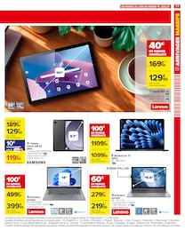 Offre Macbook Air dans le catalogue Carrefour du moment à la page 79