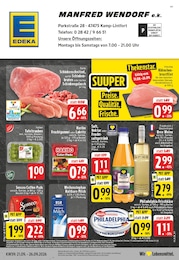 EDEKA Prospekt für Kamp-Lintfort: "Aktuelle Angebote", 28 Seiten, 21.09.2026 - 26.09.2026