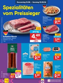 Mettwurst im aktuellen Netto Marken-Discount Prospekt (Hamburg) Mettwurst im Netto Marken-Discount Prospekt "Aktuelle Angebote" mit 63 Seiten (Hamburg)