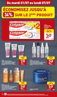 Promotion Cola dans le prospectus Aldi, valable du 01/07/2025 au 07/07/2025 Promo Cola dans le catalogue Aldi du moment à la page 20
