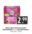 Aktuelles Schokowürfel Dankeschön Angebot bei Hieber in Freiburg (Breisgau) ab 2,99 €
