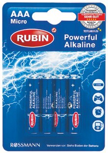 Batterien Mignon AA oder Micro AAA bei Rossmann in Halberstadt Batterien Mignon AA oder Micro AAA im Angebot bei Rossmann Halberstadt für 0,79 €