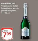 Sekt im Angebot bei GLOBUS in Mannheim Sekt Angebote von Geldermann bei GLOBUS Mannheim für 7,99 €