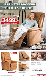 Segmüller Massagesessel im Prospekt 