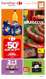 Catalogue Supermarchés Carrefour Market en cours à Antibes et alentours, "BARBECUE", 16 pages, 08/07/2025 - 20/07/2025