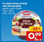 Grütze mit Soße oder Sahnepudding von Dr. Oetker im aktuellen Netto Marken-Discount Prospekt für 0,99 €