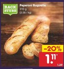 Peperoni Baguette von BACKSTUBE für 1,11 € bei Netto Marken-Discount im Angebot Peperoni Baguette von BACKSTUBE im aktuellen Netto Marken-Discount Prospekt