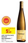 Promo AOP Vin d'Alsace Muscat à 5,49 € dans le catalogue Intermarché à Plénée-Jugon