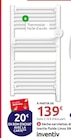 Promo Sèche-serviettes électrique inertie fluide linoa à 139,00 € dans le catalogue Mr.Bricolage à Lyon