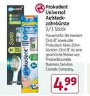 Universal Aufsteckzahnbürste Angebote von Prokudent bei Rossmann Völklingen für 4,99 €
