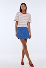 Jupe courte en lin en promo chez Monoprix Margaret Jupe courte en lin dans le catalogue Monoprix Margaret