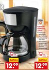 Aktuelles Edelstahl Kaffeemaschine Angebot bei Netto Marken-Discount in Aachen ab 12,99 €