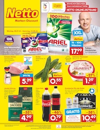 Netto Marken-Discount Prospekt "Aktuelle Angebote" für Cuxhaven, 54 Seiten, 29.07.2024 - 03.08.2024