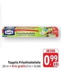 Frischhaltefolie im Angebot bei E center in Freiburg Frischhaltefolie Angebote von Toppits bei E center Freiburg für 0,99 €