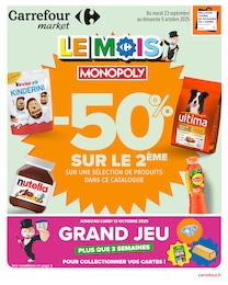 Prospectus Carrefour Market à Saint-Cyprien: "LE MOIS MONOPOLY", 53} pages, 23/09/2025 - 05/10/2025
