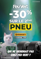 Catalogue Feu Vert en cours à Paris, "-30% SUR LE 2ÈME PNEU", Page 1
