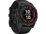 FENIX 7 PRO SOLAR Smartwatch Silikon, 125-208 mm, Schwarz/Schiefergrau bei MediaMarkt Saturn im Stralsund Prospekt für 599,99 €