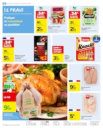 Prix et réduction Poulet Fermier dans le prospectus Carrefour Market en cours Offre Poulet Fermier dans le catalogue Carrefour Market du moment à la page 16