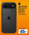 Handyhülle iPhone Air Bumper schwarz Angebote von Apple bei expert Kaiserslautern für 45,00 €
