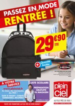 Catalogue Plein Ciel à Achères, avec 16 pages Prospectus Plein Ciel à Achères, "Passez en mode Rentrée !", 16 pages, 14/06/2021 - 10/07/2021