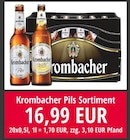 Pils Sortiment Angebote von Krombacher bei Nuck Getränke Dresden für 16,99 €