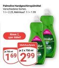 Handgeschirrspülmittel im Angebot bei GLOBUS in Koblenz Handgeschirrspülmittel Angebote von Palmolive bei GLOBUS Koblenz für 1,69 €