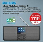 Internet-/DAB+ Radio TAR8805/10 Angebote von PHILIPS bei V-Markt Regensburg für 111,00 €