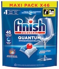 Capsules lave-vaisselle quantum all in 1 parfum frais x46 - FINISH - Intermarché Hyper à Vallauris Capsules lave-vaisselle quantum all in 1 parfum frais x46 - FINISH en promo chez Intermarché Hyper Vallauris à 1,79 €