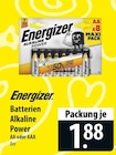 Batterien Alkaline Power AA im Angebot bei famila Nordost in Kiel Batterien Alkaline Power AA Angebote von Energizer bei famila Nordost Kiel für 1,88 €