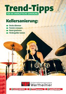 E. WERTHEIMER Prospekt Trend-Tipps für die energetische Sanierung mit 13 Seiten