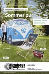 Volkswagen Prospekt für Beucha: "Sommer pur", 1 Seite, 01.06.2024 - 31.08.2024