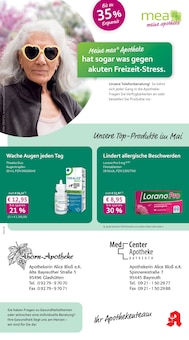 mea - meine apotheke Prospekt Unsere Mai-Angebote mit 4 Seiten