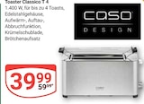 Aktuelles Toaster Classico T 4 Angebot bei GLOBUS in Leipzig ab 39,99 €