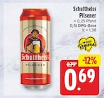 Pilsener von Schultheiss für 0,69 € bei EDEKA im Angebot Pilsener von Schultheiss im aktuellen EDEKA Prospekt